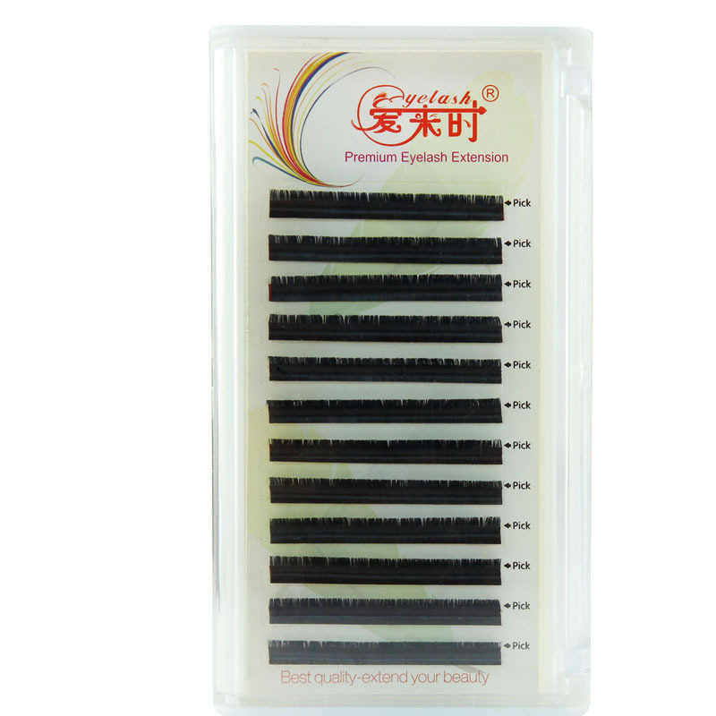 Wholesale-Free shipping natural long 0.05 D Curl individual false eyelashes eyelashes extension 3D hand made-image-267332504