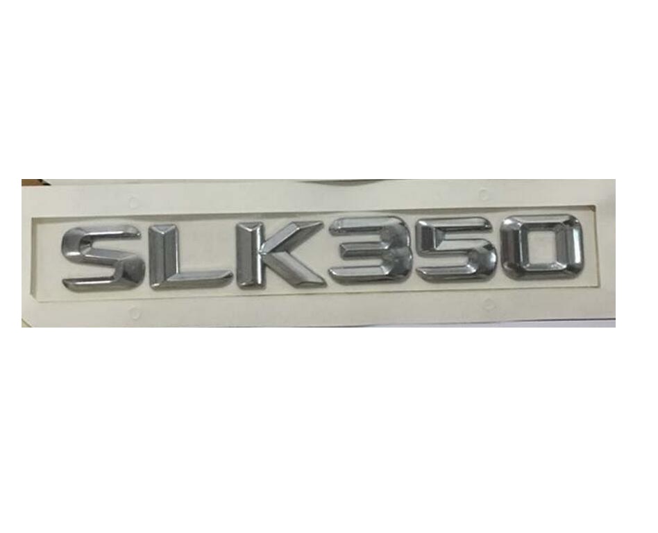 Trunk Lid Rear Emblem Badge Chrome Letters SLK 350 for Mercedes R171 R172 SLK350