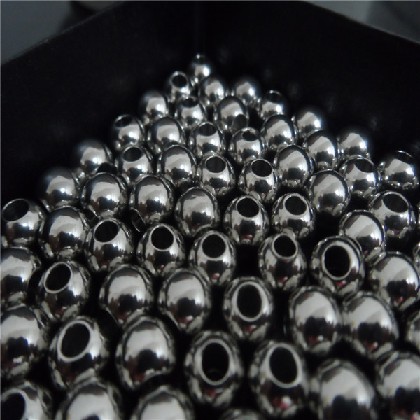 

4/5/6/8 mm High Shiny Loose beads stainless steel Jewelry Finding/Making DIY In bulk