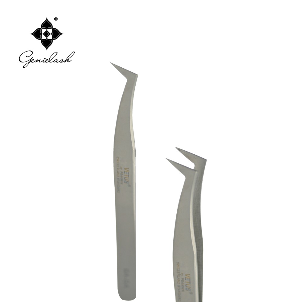 

Wholesale-5pcs 6A-SA TWEEZER Free shipping false eyelashes tweezers--6A-SA