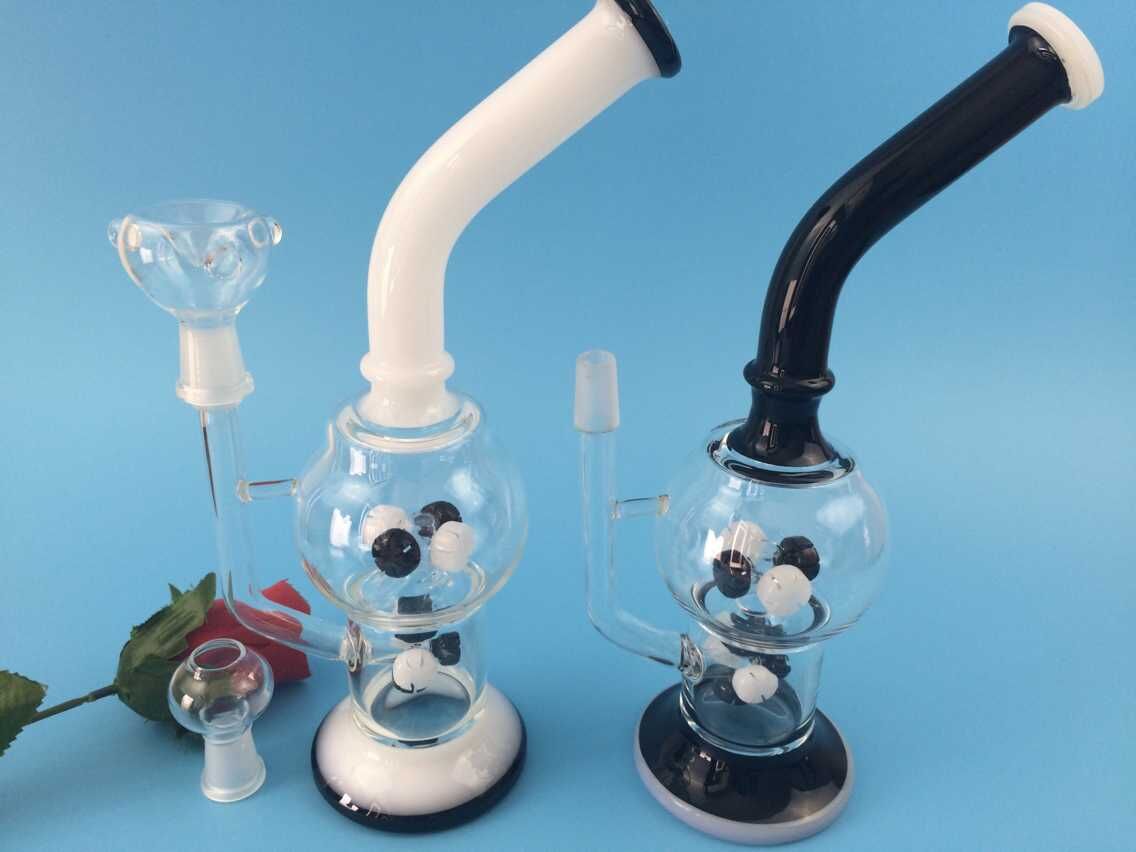 

Glass pipe factory price glass bubbler middle ball glass water pipe glass smoking pipe free shipping