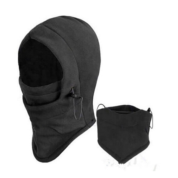 

new arrival Thermal Fleece Ski Bike Wind Winter Stopper Face Mask Winter Outdoor Warm Mask high quality free shipping, Black