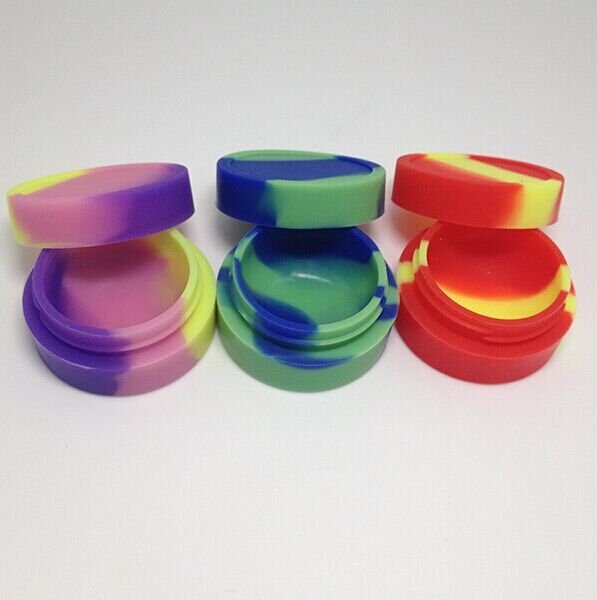 

reusable silicone wax box,Silicone jars container silicone contianer for wax dab container for wax silicone