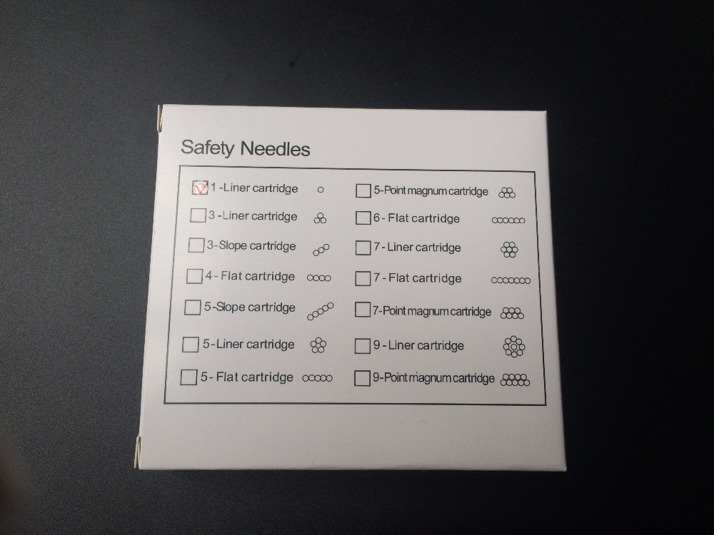 

Wholesale-100PCS Mixed Size Disposable Permanent Makeup Needles For Digital Permanent Makeup Tattoo Machine Pen