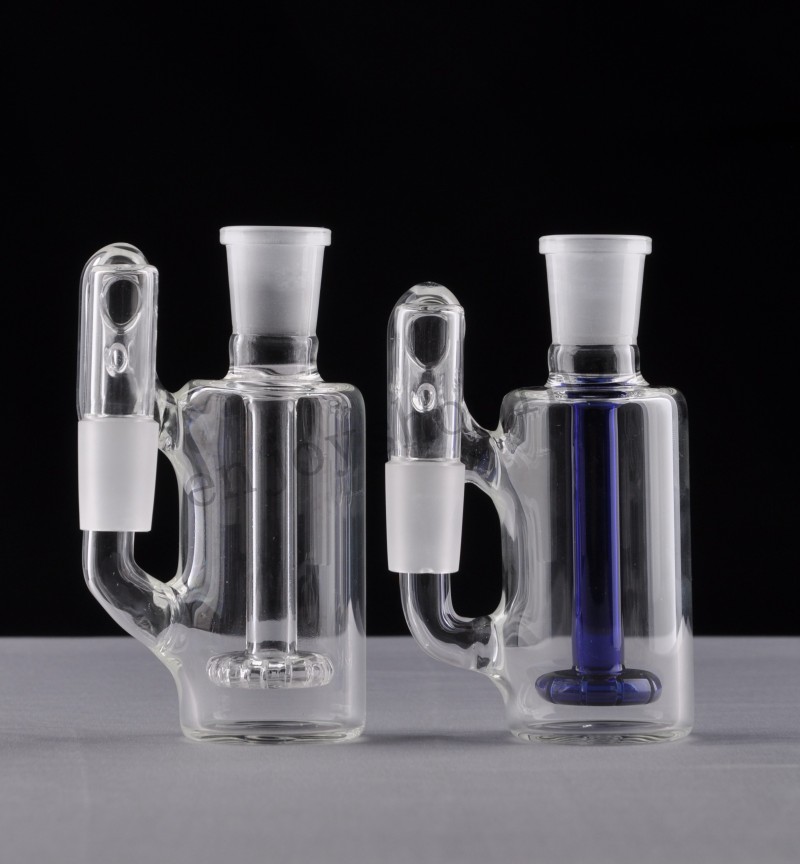

Thick Glass Blue Showerhead Glass Bong Ash Catcher 18.8 mm Clear ashcatcher 18 Percolator Shower Head Free Shipping
