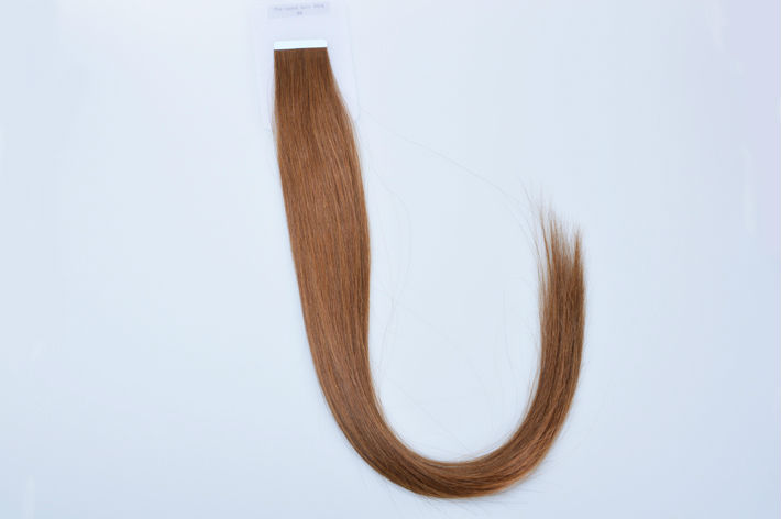 

Wholesale - 5A 16" - 24" 100% Human hair PU EMY Tape Skin Hair Extensions 2.5g/pcs 40pcs&100g/set #8 light brown DHL free