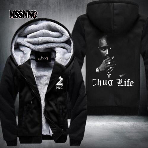

Wholesale- 2017 hot style hoodies men and women full wool and cotton NO.2 pac fast ship best quality USA size, Black
