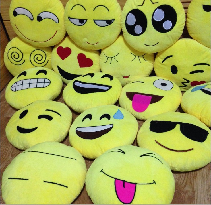 emoji plush doll