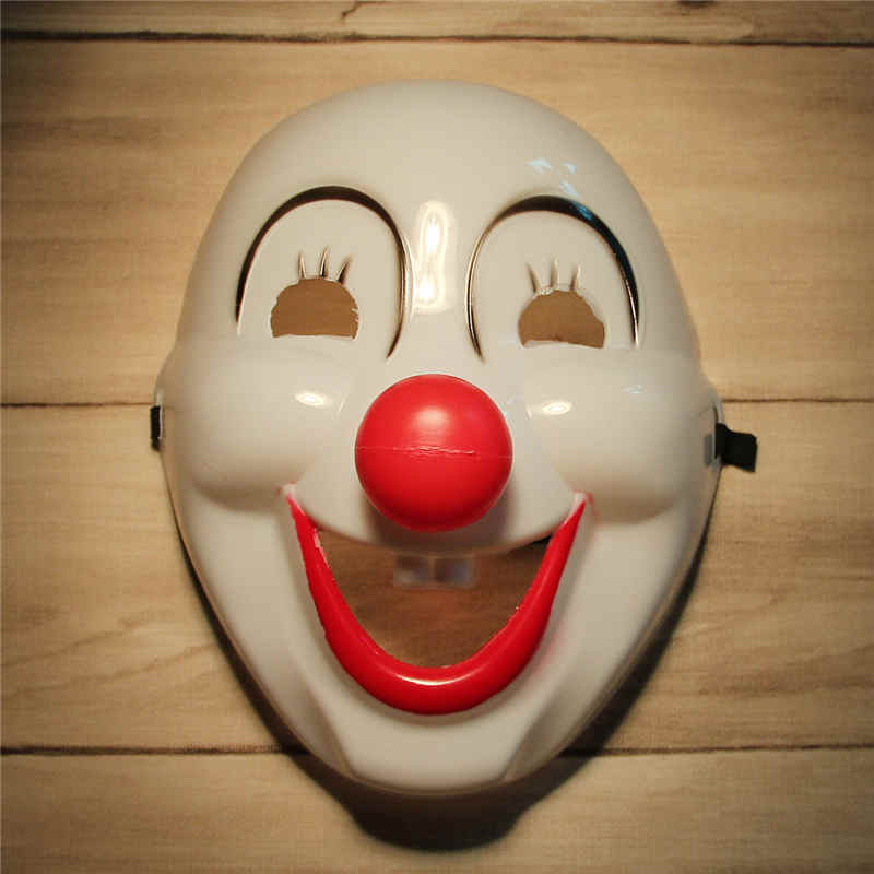 

2015 Halloween Jester Jolly Cartoon Mask Festive Party Supplies Venetian Mardi Gras Masks For Masquerade Balls PVC Full Face Mens Clown Mask