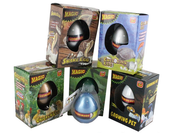 Big Easter Dinosaur Eggs Novelty Games Toys Turtle Snake Chicken Penguin Crocodile Lizard Water Expansion Easter Egg 7 Designs-image-242342426