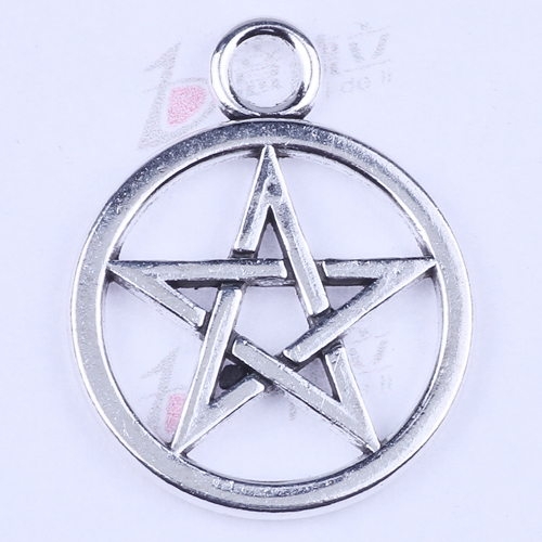 

Hot Fashion Supernature Movie Collection Metal Unisex Round Pentagram Pendant Necklace DIY Jewelry Accessories 2739y free shipping, Bronze;silver