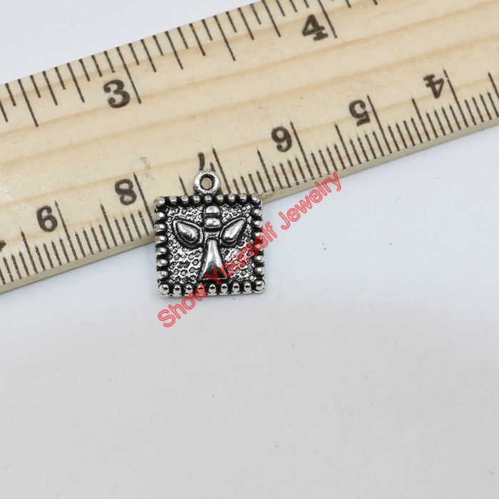 20pcs Tibetan Silver Plated Word Angel Charms Pendants for Jewelry Making DIY Handmade 15x13mm A113 Jewelry making DIY-image-375641782