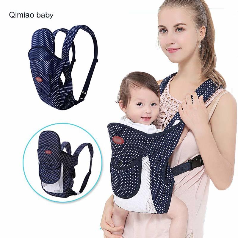 Multipurpose 4 in 1 Baby Carrier Front Face Ergonomic Baby Backpack Breathable Infant Wrap Sling Baby Kangaroo Pouch 0-36 Months-image-407653682