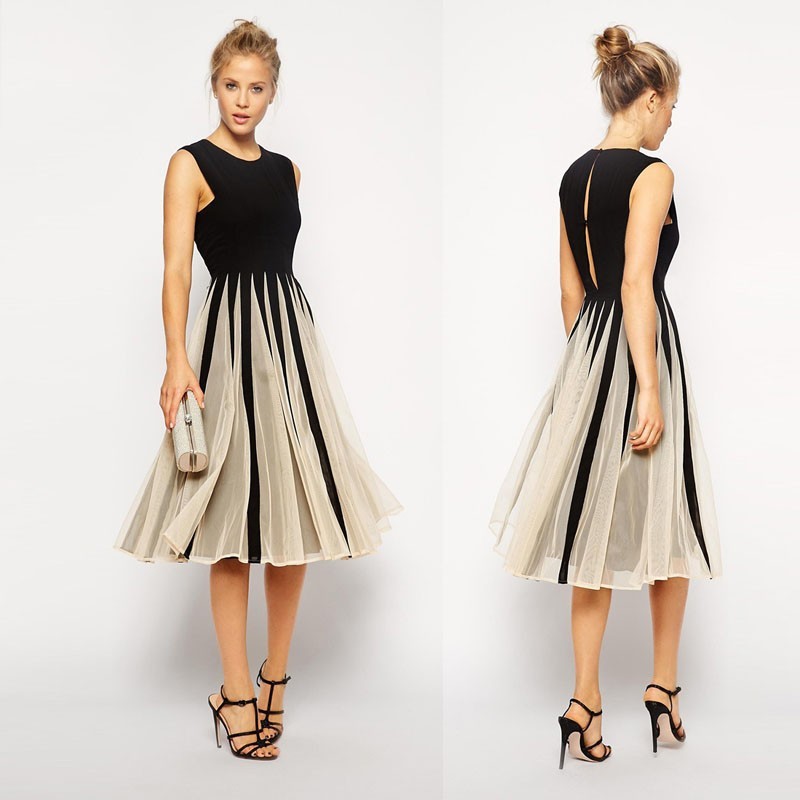 casual tea length dresses