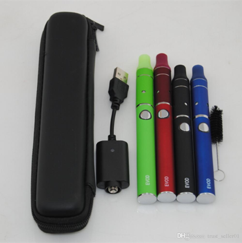 

Dry Herb Vaproizer Vape Case Kits Electronic Ego Evod Starter Kit Atomizer Evod Battery Mini Ago G5 Herbal Cigarettes Vapor Zipper Ecig Euck