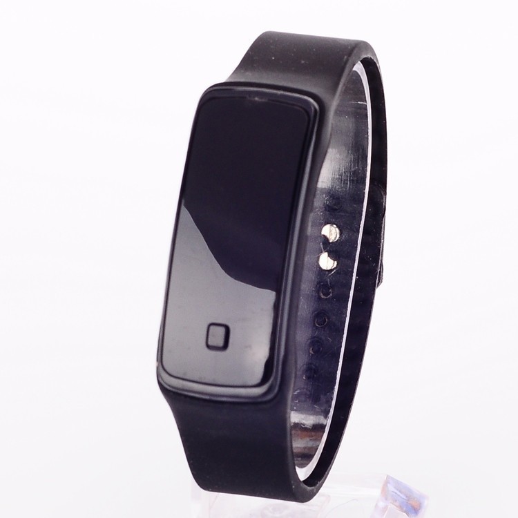 

HOT new Fashion design wristband mirror plane Touch Screen LED watch men&women wristwatch Sport Candy Color Silicone children Digital Watche