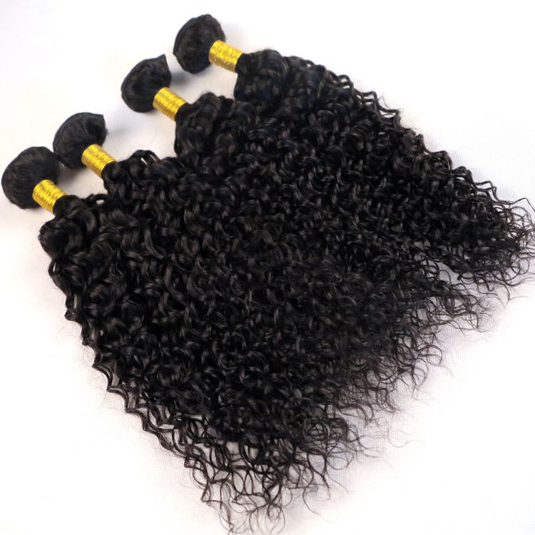 

Virgin Brazilian Hair Bundles Human Hair Weaves Jerry Curly Wefts 8-34Inch Unprocessed Peruvian Indian Mongolian Remy Human Hair Extensions, Natural color