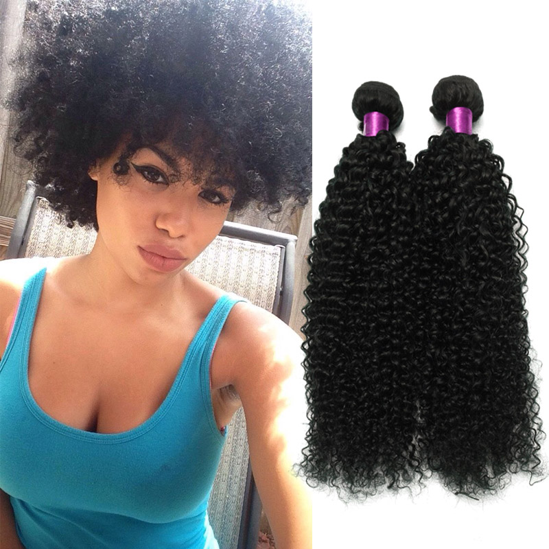 

Malaysian Curly Hair 3pcs Virgin Curly Weave Human Hair Malaysian Kinky Curly Hair Natural Black Malaysian Virgin Wefts Free Shipping, Natural color