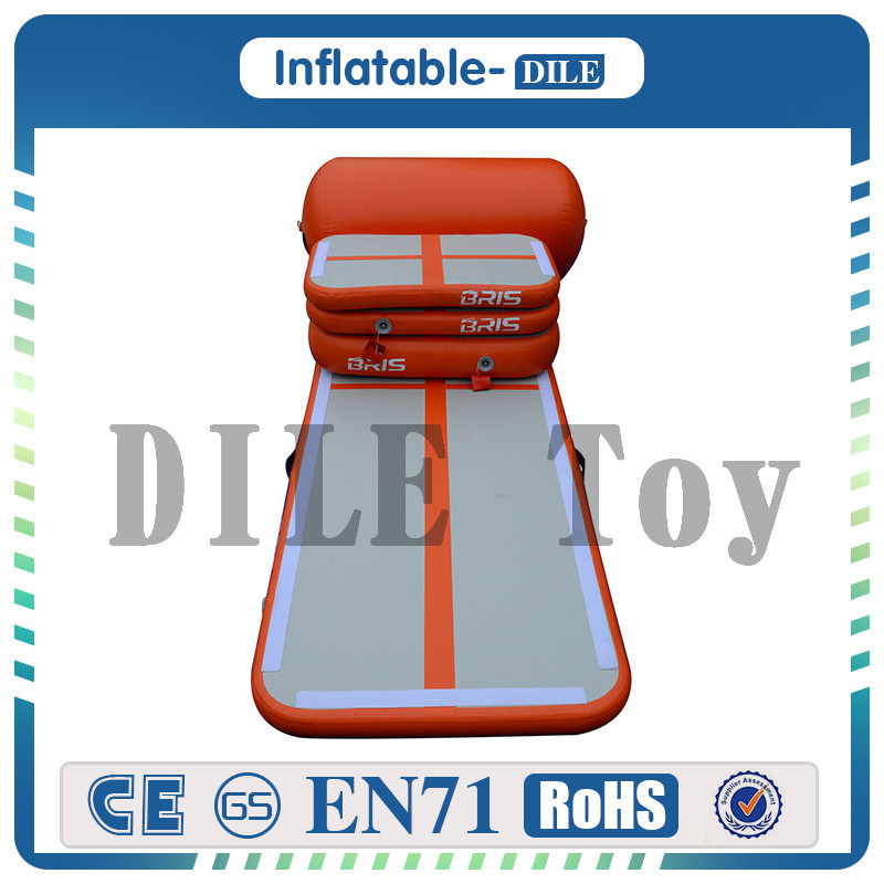 

Free Shipping Door To Door Inflatable Air Track a set Air Tumbling Mat of home edition with One pump