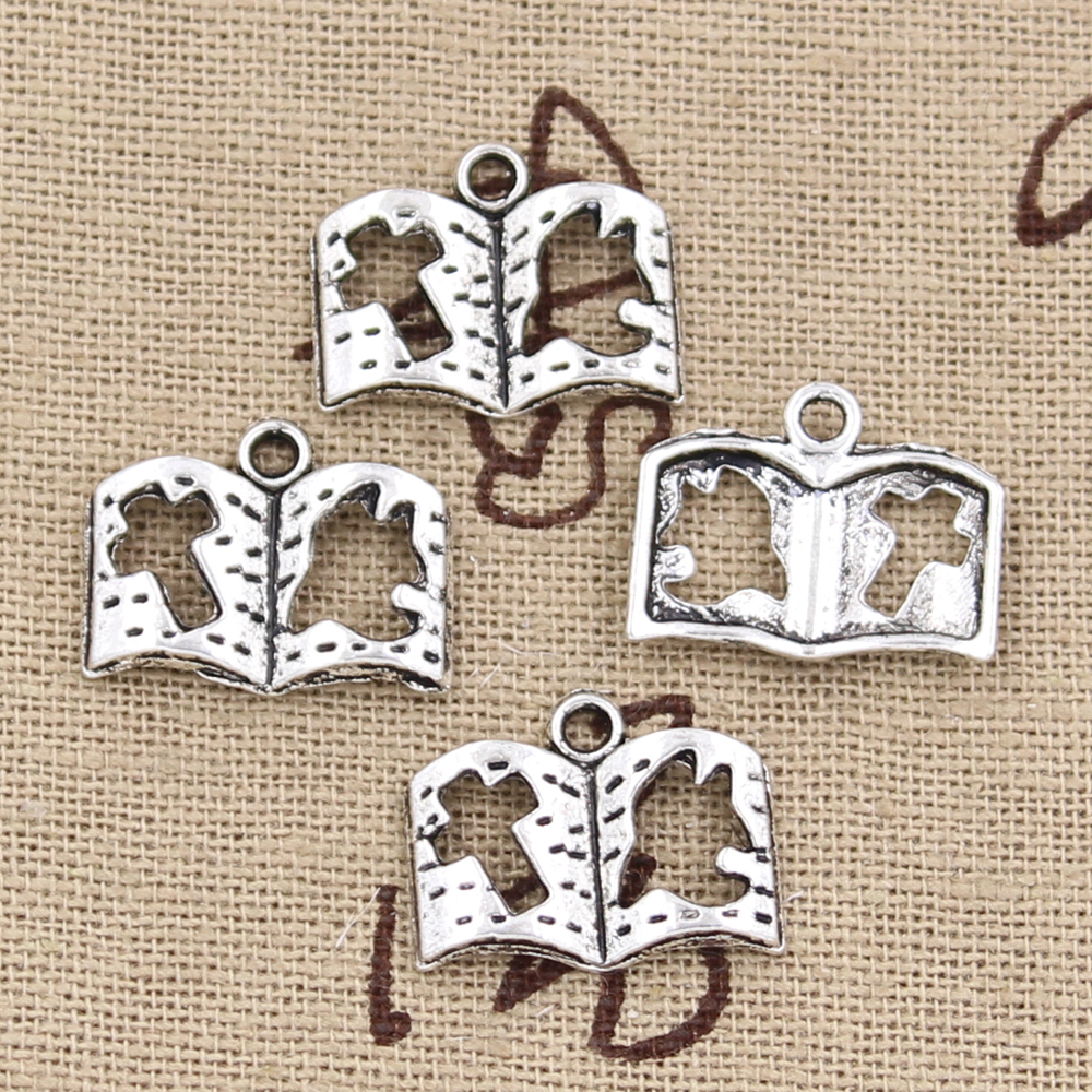 

250pcs Charms dove cross book 13*17mm Antique,Zinc alloy pendant fit,Vintage Tibetan Silver,DIY for bracelet necklace, Bronze;silver