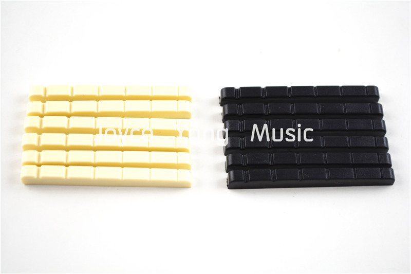

12pcs of Electric Guitar Nuts A028A Ivory&Black Free Shipping Wholesales