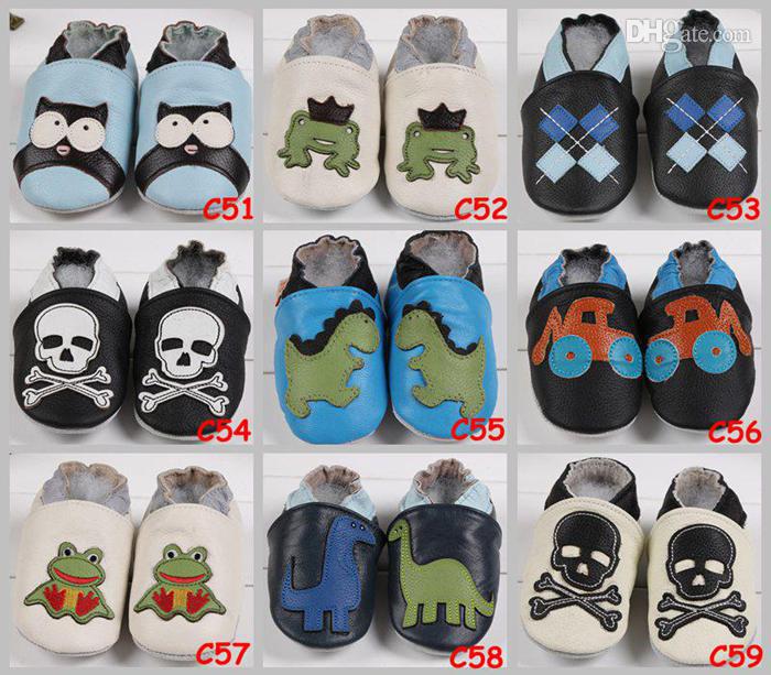 

Leather Baby Soft Sole Walking Shoes Zoo Newborn Infant Owl Leather shoes Toddler First walker Shoes, 1lot=1pair=2pc