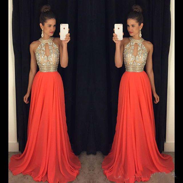 

Prom Dresses 2021 High Neck Evening Dress Cheap Bridesmaid Dresses Orange Long Dresses Evening Wear Evening Gowns Sexy Ball Gowns, Lavender
