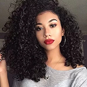 

360 Lace Frontal Wig 150% Density Pre-Plucked Hairline transparent hd Laces Front Human Hair Wigs afro kinky Curly for Black Women 12inch diva1, Natural color