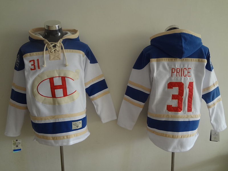 

Top Quality ! Montreal Canadiens Old Time Hockey Jerseys 31 Carey Price Red CreamHoodie Pullover Sweatshirts Winter Jacket, Beige