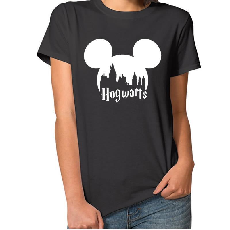 2019 Nouvelle Mode Poudlard Motif Imprimé T-Shirt Femme Tops Crop Drôle Tumblr Femmes Camiseta Japon