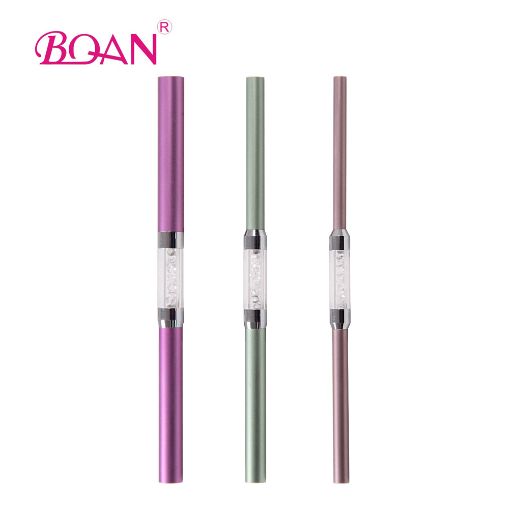 

Free Shipping 3pcs Crystall Art C Curve Rod Stick Set Gel Nail Tools Nail Brush Metal