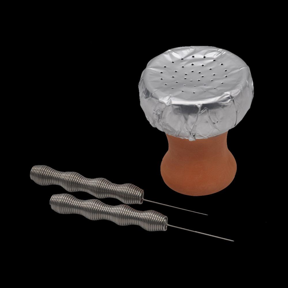 

HoneyPuff Aluminum Shisha Hookah Foil Poker Chicha Hole Puncher Needle Narguile Hookah Accessories (Used to Make Holes in Foil)