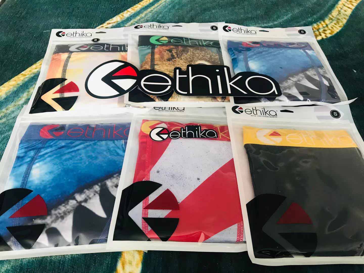 

Desig1ner Top Fashion Ethika Men0s Box1ers Mens Designer Underpants Breathable Cotton Boxers Underwear Men Panties Quick Dry free ship.ping, Black;white