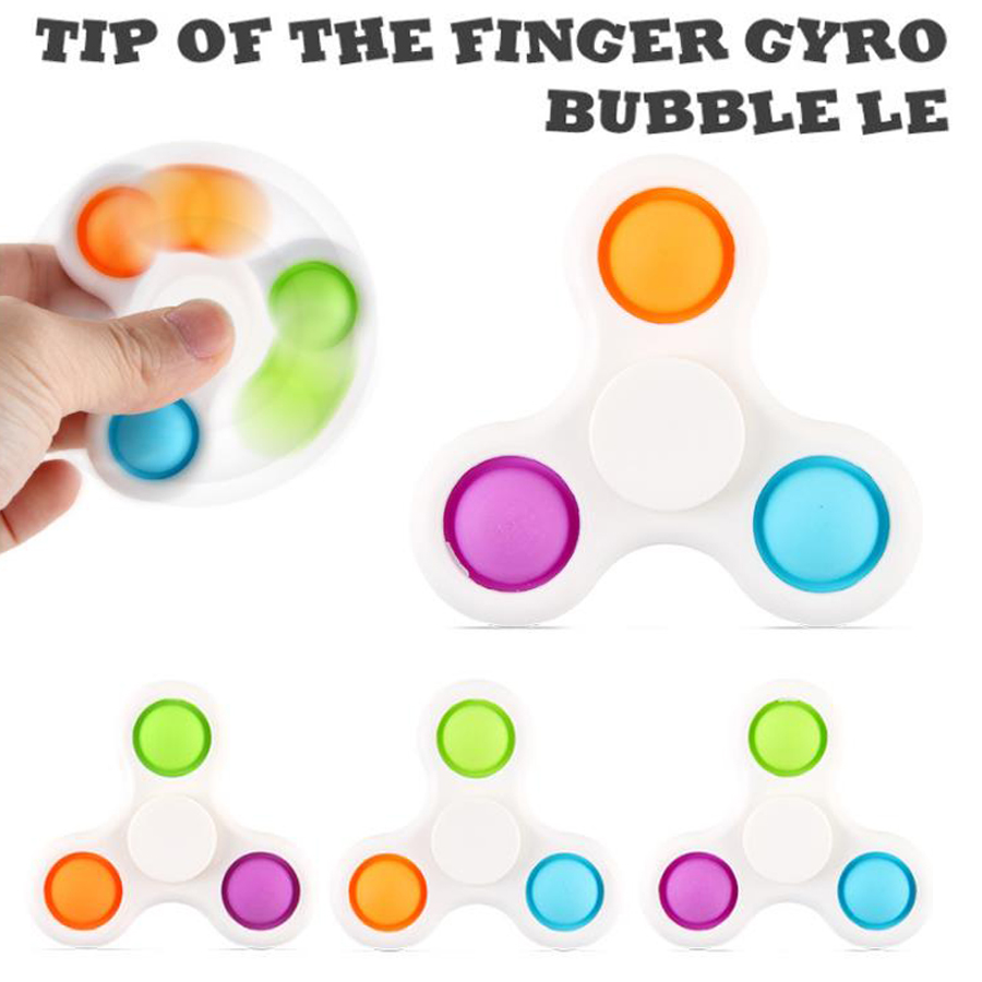 

Pop Fidget toys Sensory Push Bubble Board Fingertip rotation Game Anxiety Stress Reliever Kids Adults Autism Special Needs Sale