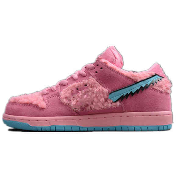 

Grateful Dead x SB Low Pro QS Basketball Shoes baby Bear Pink Color Suede Overlays Skateboard Men/Women Outdoor Sneakers Sports With