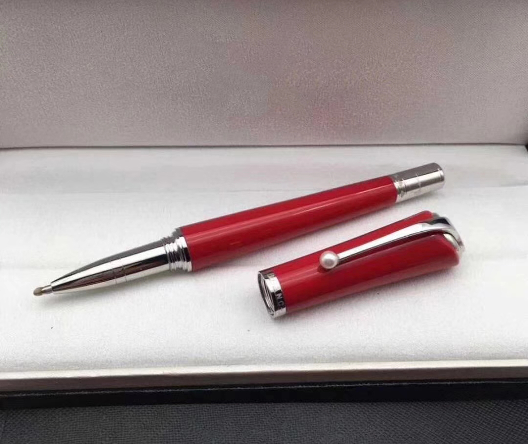 

2021 Classic luxury pen Marilyn Monroe series ballpoint pens ROLLER-PEN ink-pens Pink Red Black for yamalang