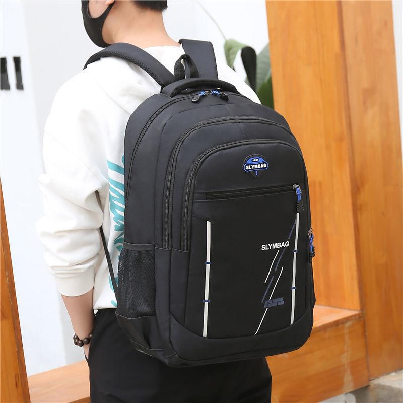 

Backpack Men Laptop Bags For Teenagers High Quality Oxford School Students Unisex Casual Travel Sell, Blue