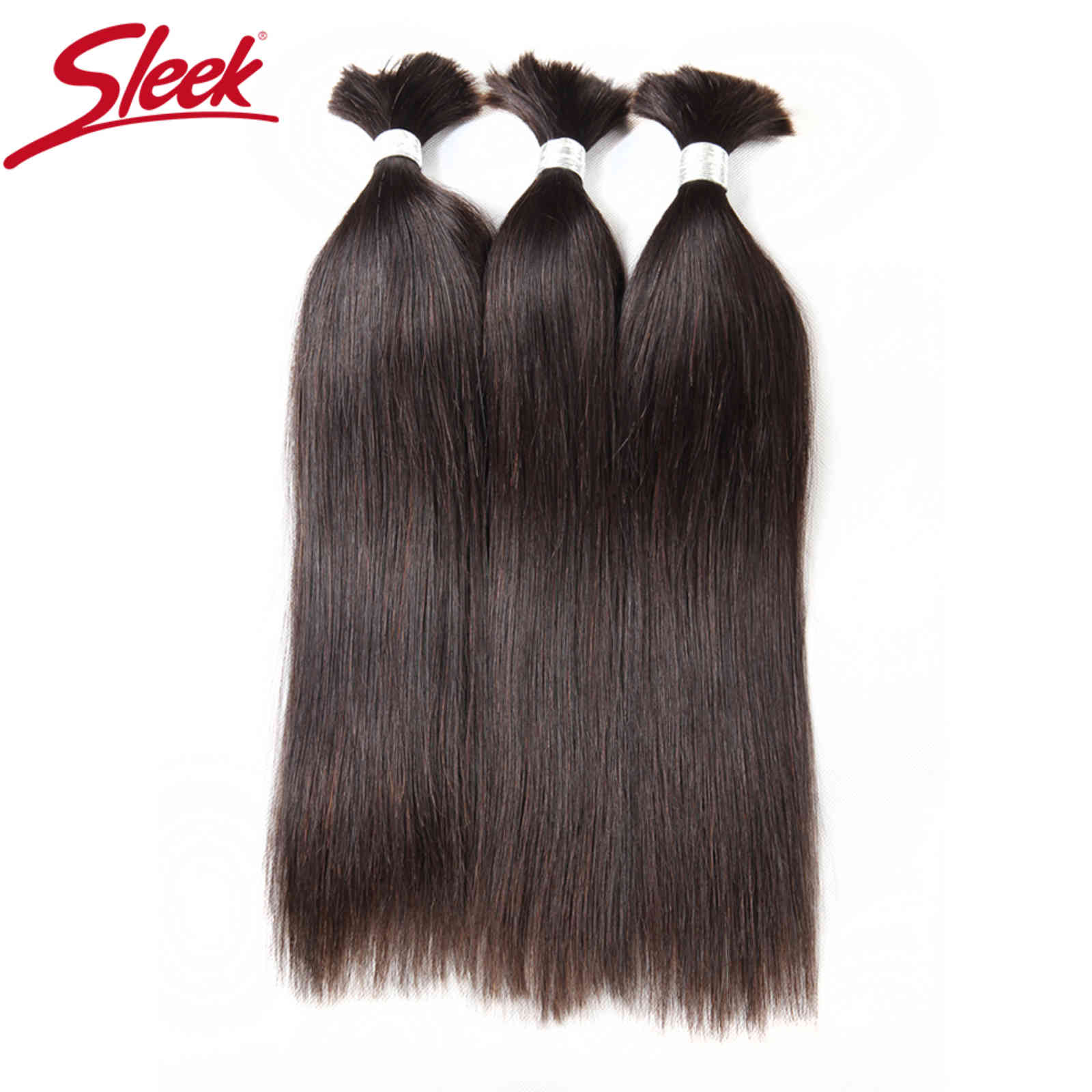 

human hair bulks Sleek 30 Inch Human Hair Bundles Straight Bulk For Braiding No Weft Crochet Braids Single Brazilian