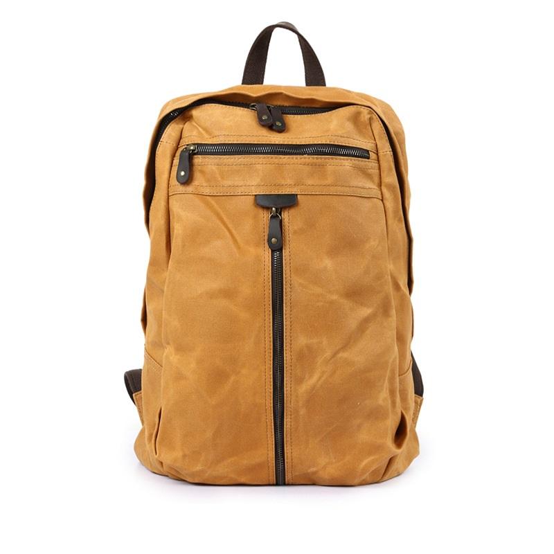 

Backpack YUPINXUAN Drop Summer Canvas Leather Backpacks For Men Big Size Traveling Rucksacks Retro Laptop Daypacks, Brown