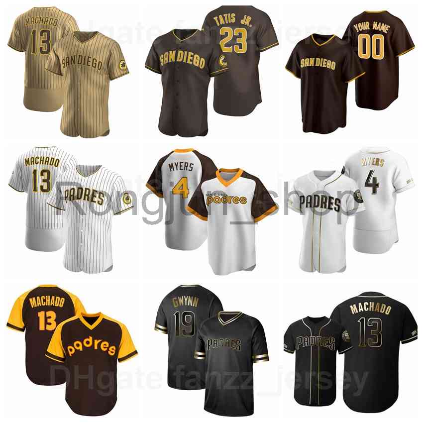 

Baseball 4 Wil Myers Jersey 13 Manny Machado 23 Fernando Tatis Jr 2 Trent Grisham 11 Yu Darvish 30 Eric Hosmer 87 CJ Abrams 7 Haseong Kim, Blue;black