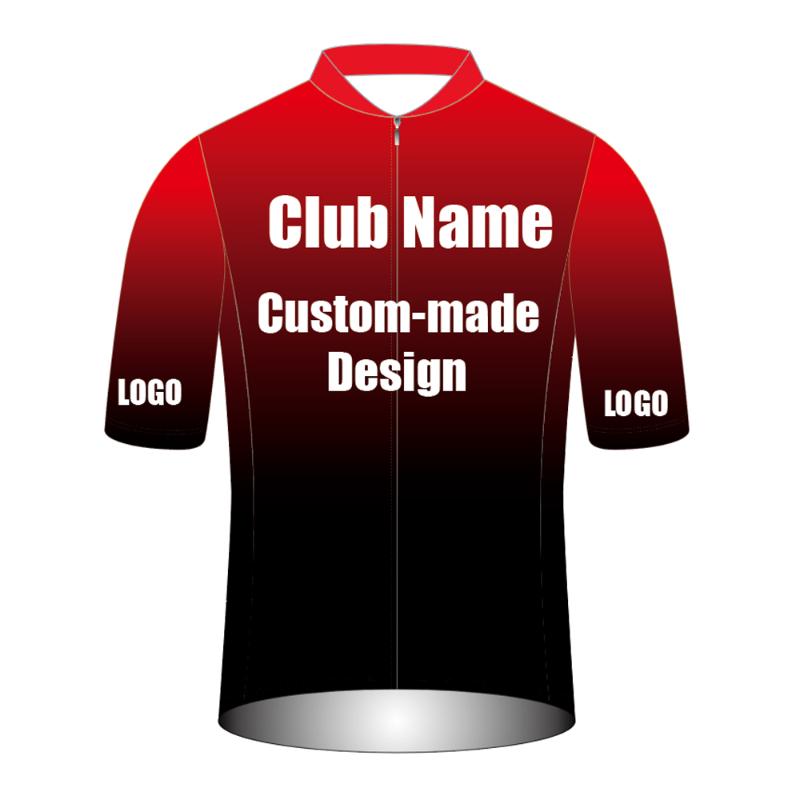 

Racing Jackets Custom Team Cycling Jersey DIY Design Logo Summer Short Sleeve Road Bike Clothing Hombre, As pic
