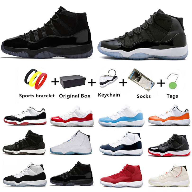 

25th Anniversary Jubilee Jumpman 11s women mens basketball shoes Cap and Gown Bred 11 gamma blue Concord High sports sneakers Cool Grey, Color#26