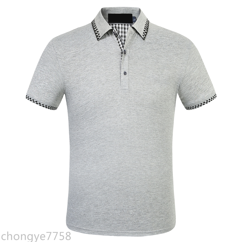 

Fred Men T Shirts Casual Polo Shirt Leaf Embroidery England Solid Polos SummerOK