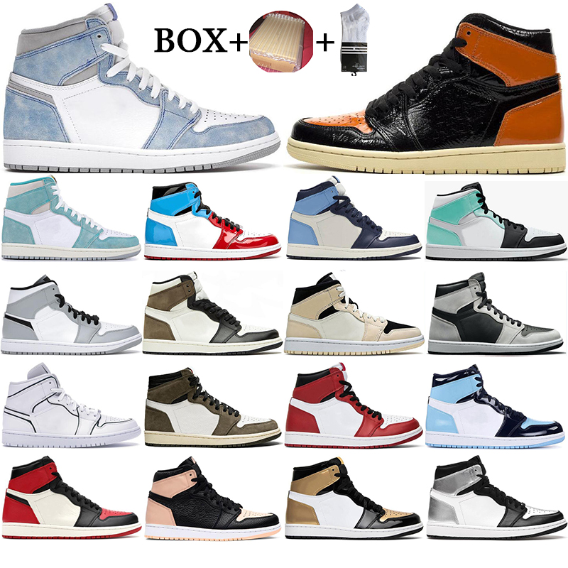 

with box 2021 1s Mens Basketball Shoes 1 Shattered Backboard Mocha UNC turbo Green University Blue Hyper Royal outdoor Sport Sneakers EUR36-46, D18 high og silver toe 36-46