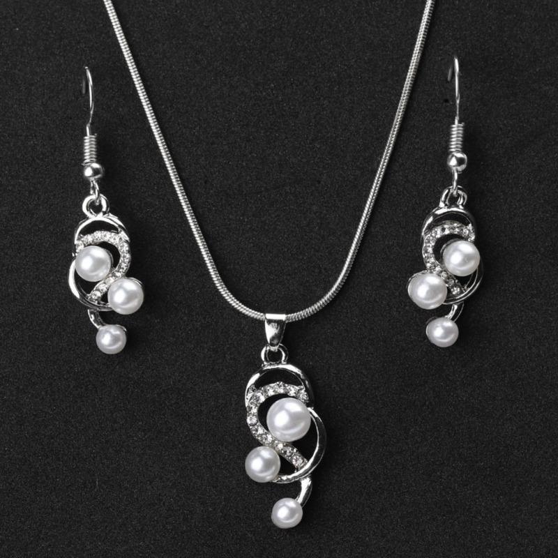

Earrings & Necklace Jewlery Set For Women Woman Luxury Jewelry Designer Channel Stone Sets, As pic