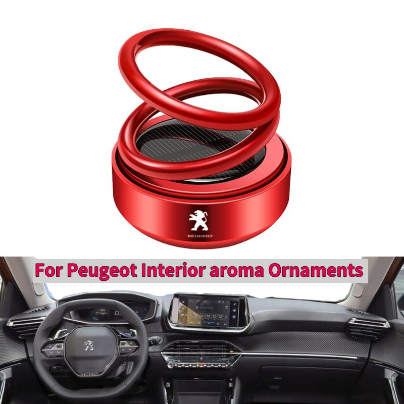 

Fit For 108 2008 301 3008 408 4008 508 5008Car Aroma Diffuser Decoration Solar Rotary Car Creativity Spin Air Freshener