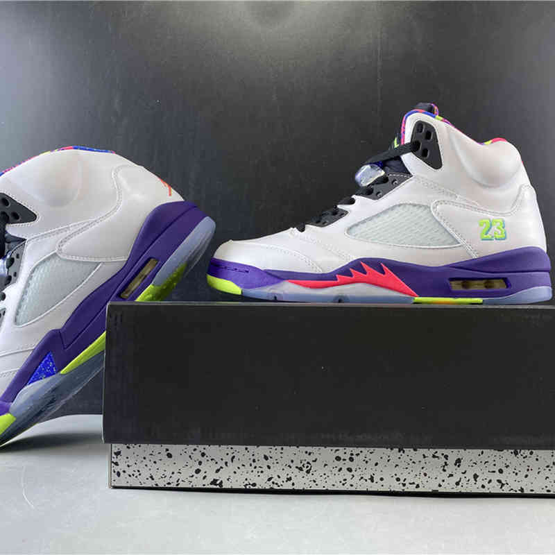 

Shoes Air 5 Alternate Bel-Air White DB3335-100 5s V Women Men Sneakers Original