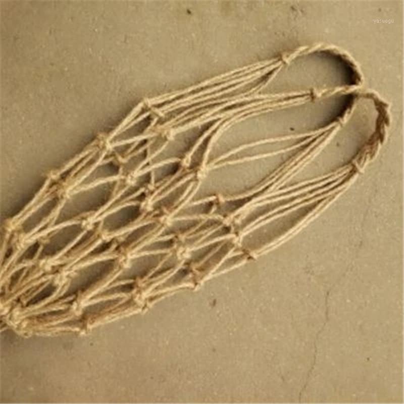 

Storage Bags Net Bag Woven Rope Characteristic Pocket Packaging For Agricultural Products Vintage Wine Bottle Decoration