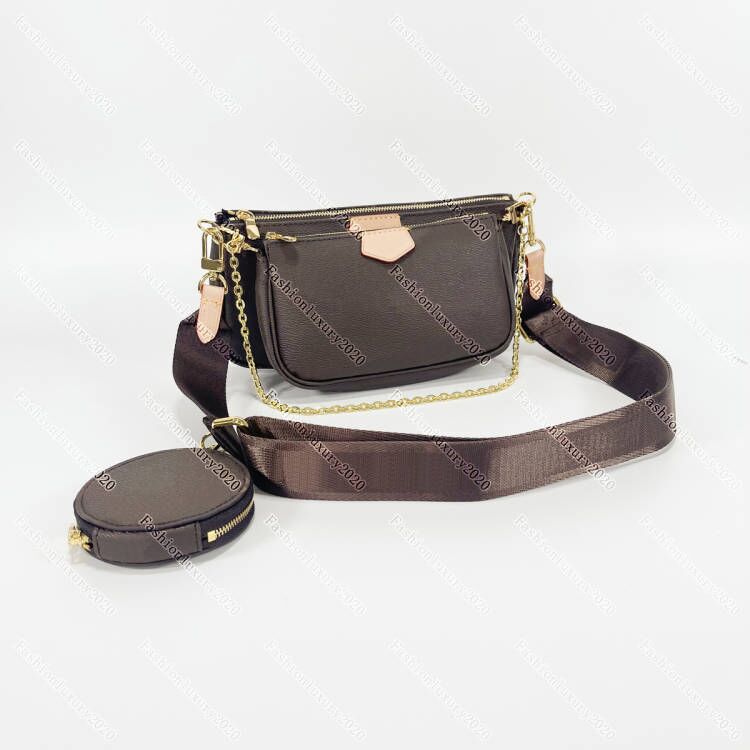 

Genuine Leather Handbag Shoulder Bags Multi Pochette Accessoires Purses Wallet Women Favorite Mini Crossbody Bag With Box 9 Colors, Green