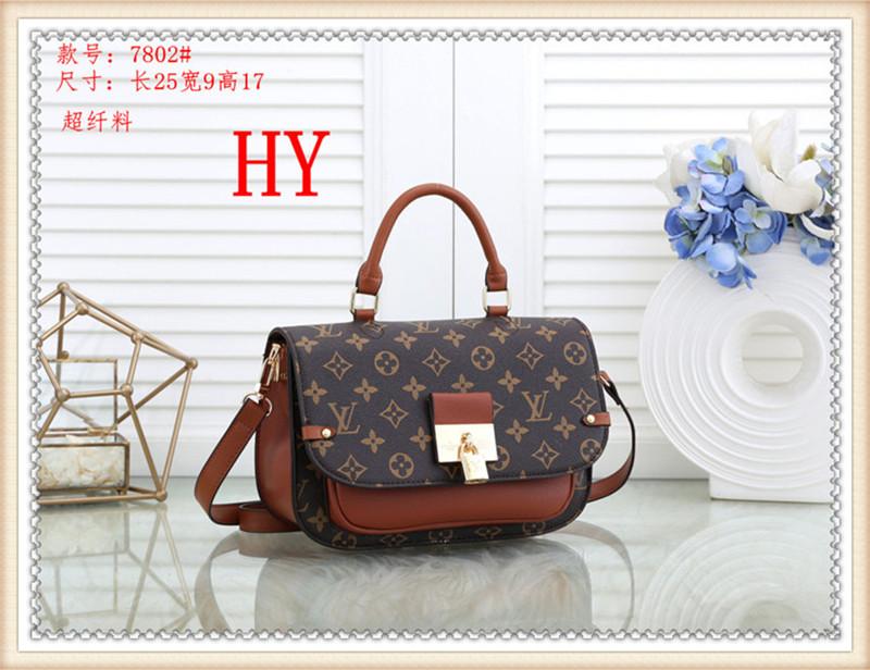 

Fashion Crossbody Shoulder HandBag Women Purse Messenger Bags Wallet Tote Clutch LV Louis Bag Vitton YSL 4-7802, Red;black